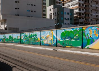 Cultura de São José valorizada em extenso mural urbano no bairro Campinas