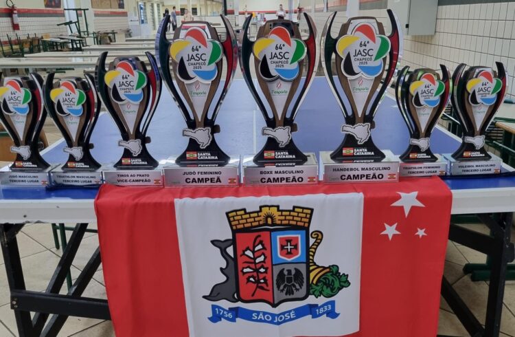 São José lidera quadro de medalhas nos Jogos Abertos de SC