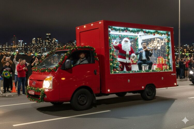 Programação natalina leva música itinerante a bairros de São José