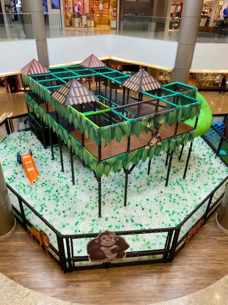 “Selva Mágica” é atração para a criançada no Shopping Itaguaçu