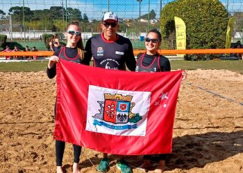 Atletas do vôlei de praia de São José levam ouro na Olimpíada Estudantil